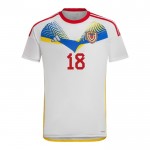 Günstige Fußballtrikots Venezuela Arango 18 Auswärtstrikot 2024-25 Kurzarm